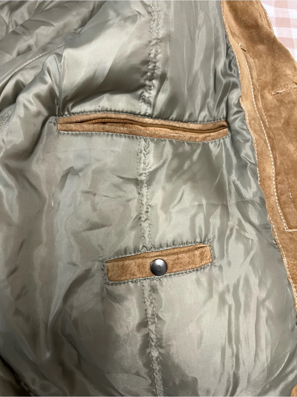 Wilson’s leather M. Julian coat 2X tan suede leather mens jacket coat